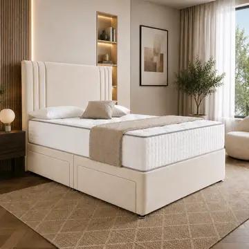 Cream Plush Velvet