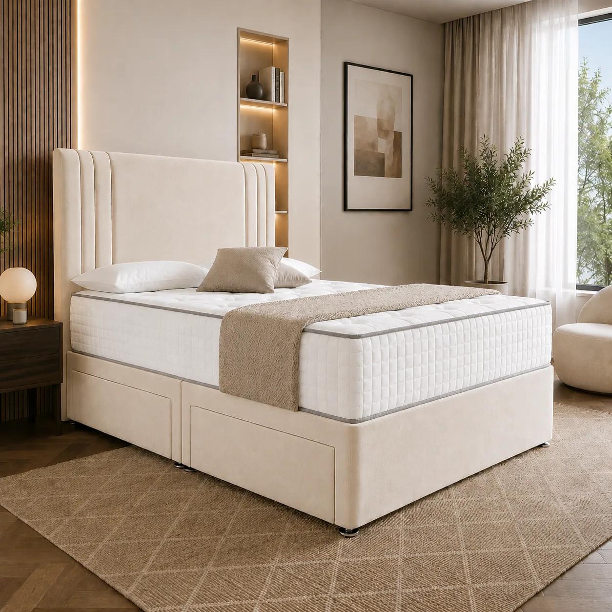Cream Plush Velvet