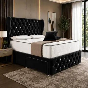 Black Plush Velvet