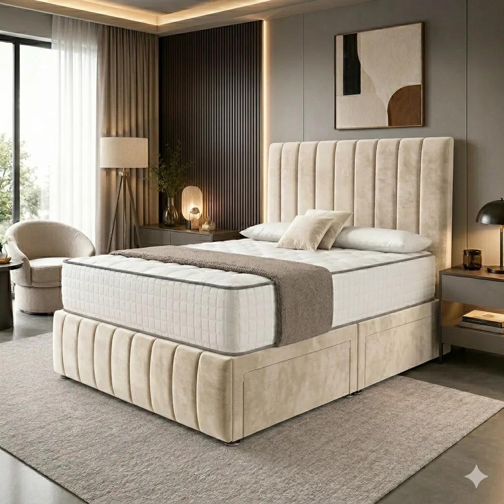 Cream Plush Velvet