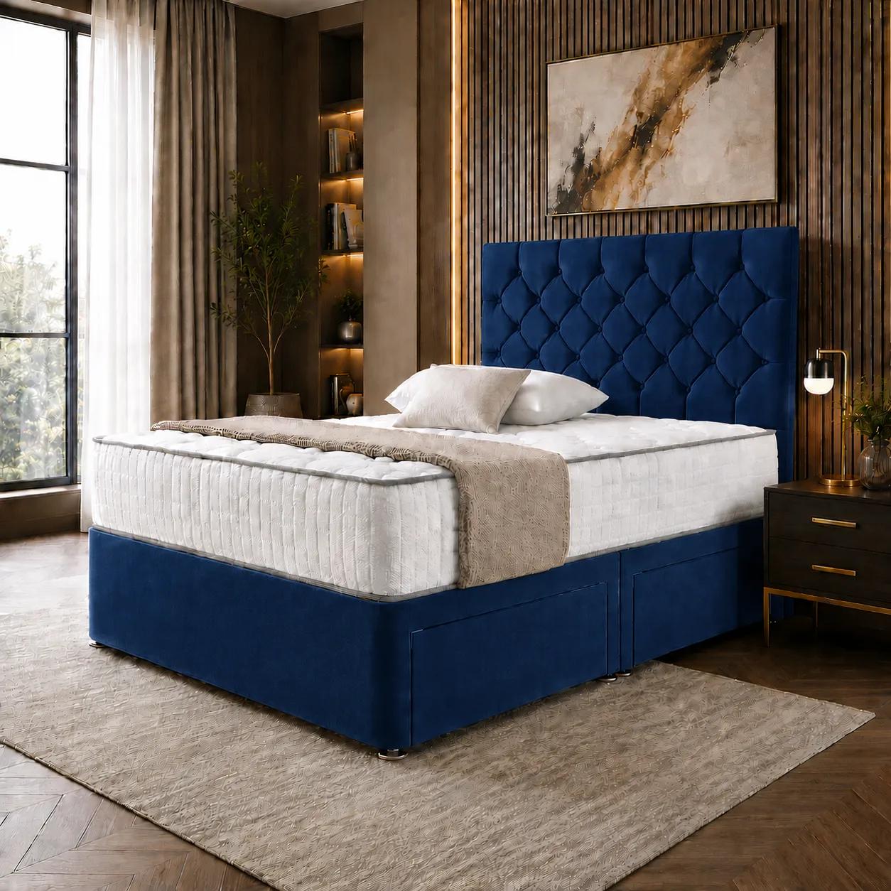 Blue Plush Velvet