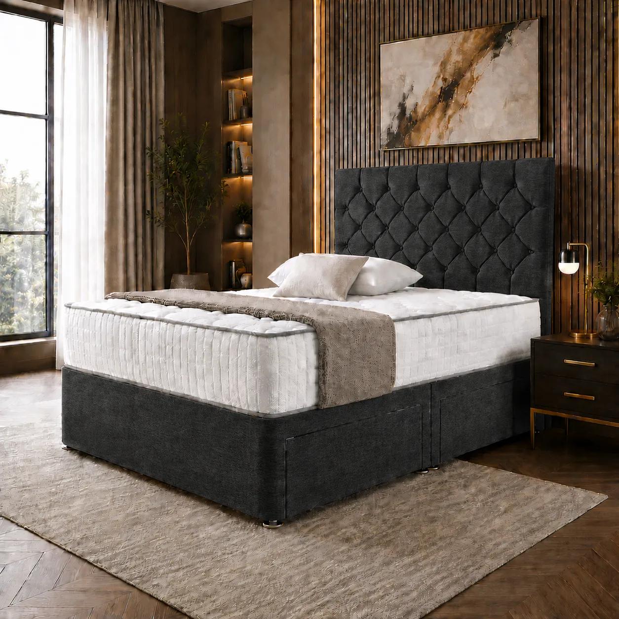 Charcoal Chenille