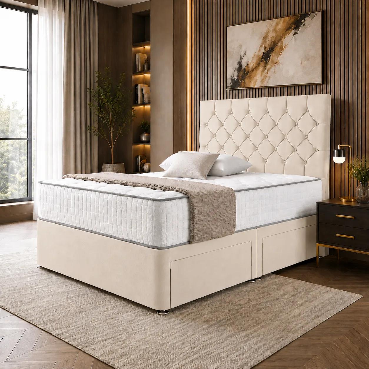 Cream Plush Velvet