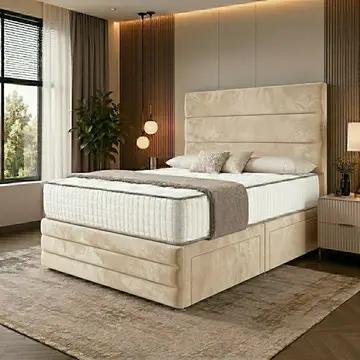 Cream Plush Velvet
