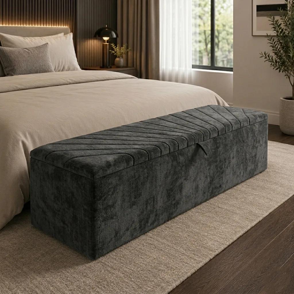 Charcoal Chenille