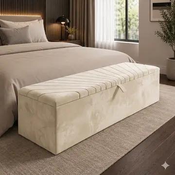 Cream Plush Velvet
