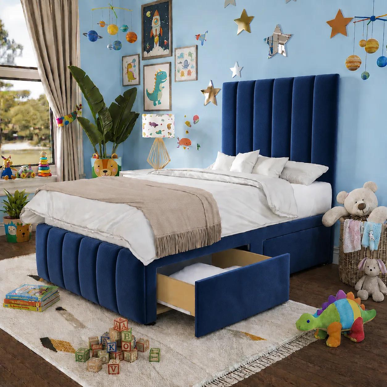 Blue Plush Velvet