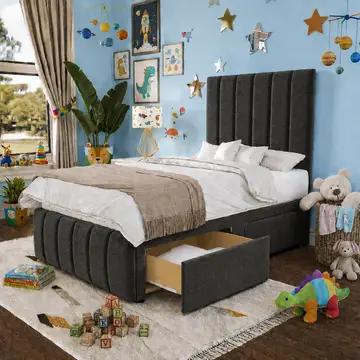 Charcoal Chenille