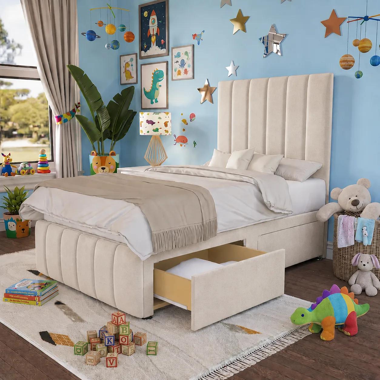 Cream Plush Velvet