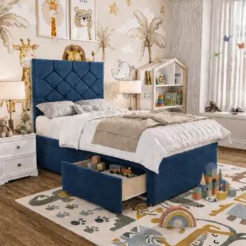 Blue Plush Velvet