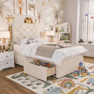 Cream Plush Velvet
