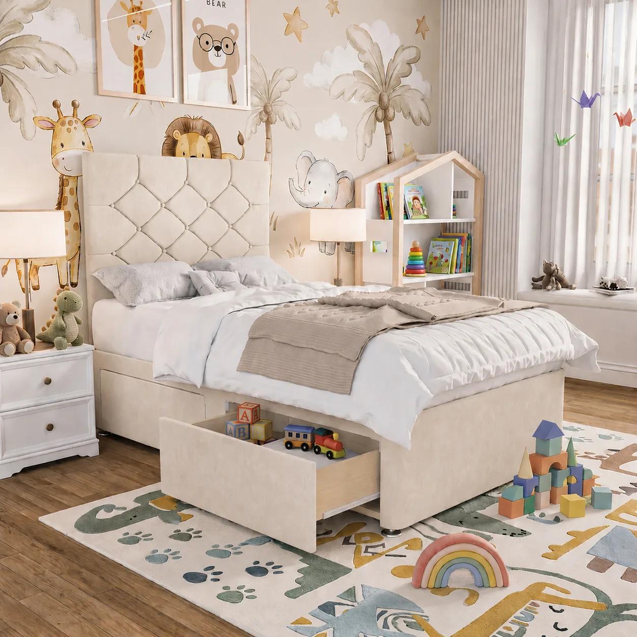 Cream Plush Velvet