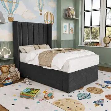 Charcoal Chenille