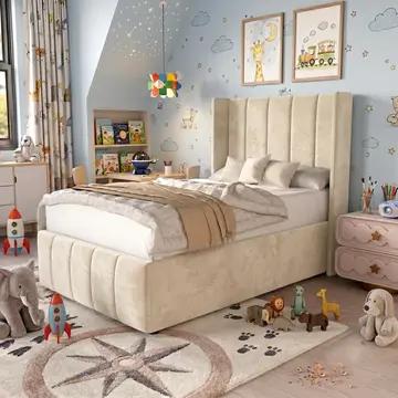 Cream Plush Velvet